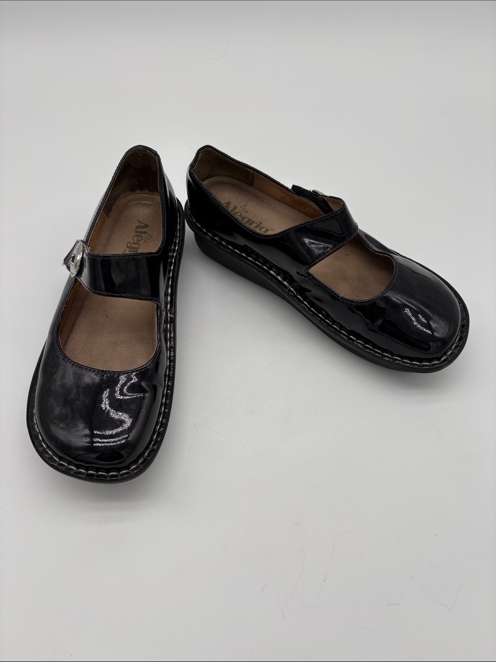 Alegria Paloma Purple Tortoise Shell Comfort Shoes Women Size 39 / US 9 BLEMISH